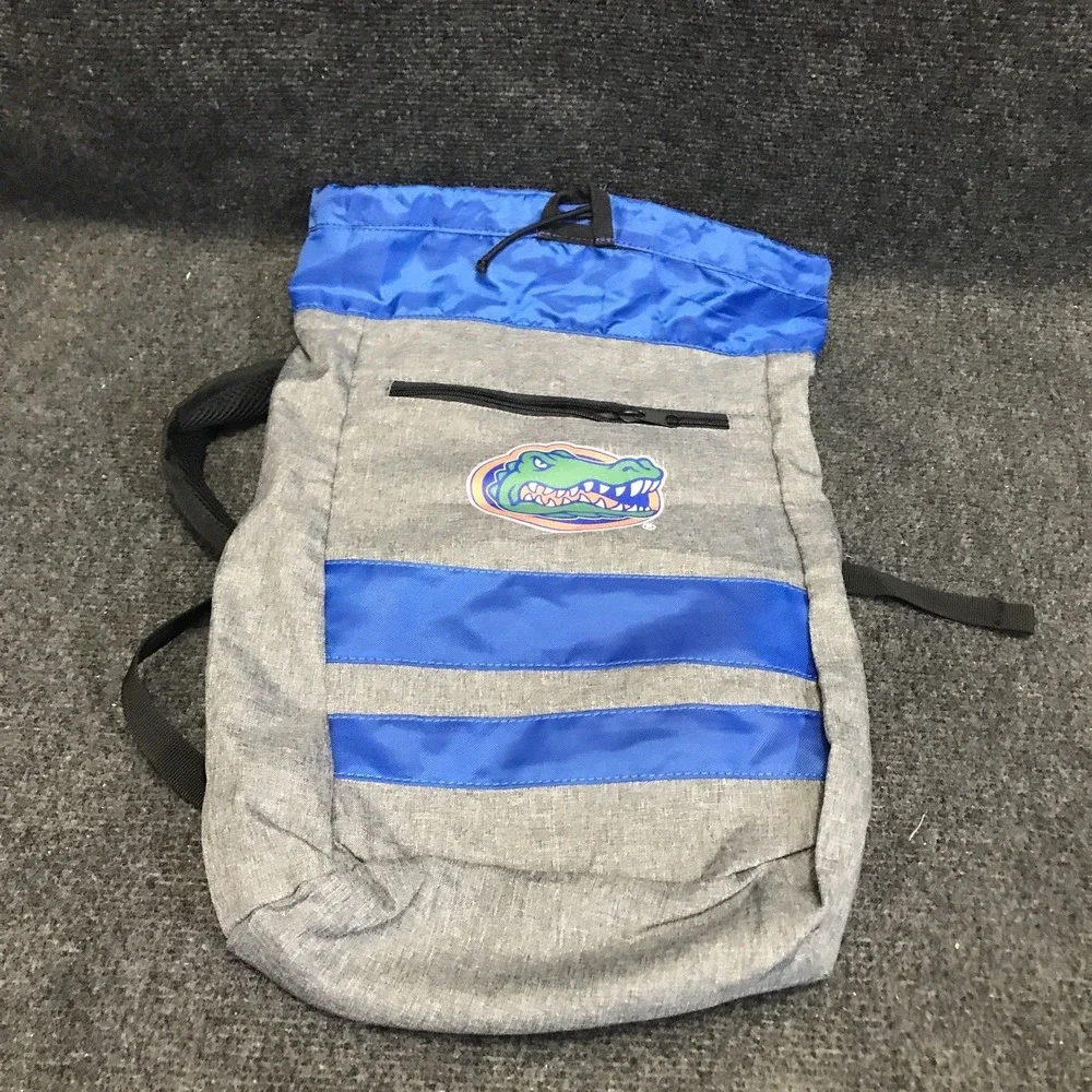 Logo Brands University of Florida Gators Cinch Drawstring Backpack Roll-Top Bag